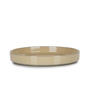 Assiette creuse rond beige porcelaine culinaire Ø 23 cm  Caractère Revol