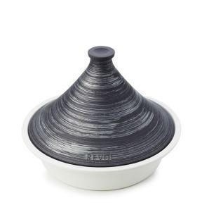 Tajine avec induction rond noir porcelaine culinaire Ø 32 cm Revolution 2 Revol