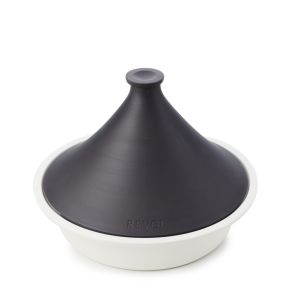 Tajine avec induction rond noir porcelaine culinaire Ø 32 cm Revolution 2 Revol
