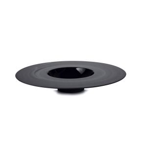 Assiette gourmet rond noir porcelaine culinaire Ø 30,3 cm Sphere Revol