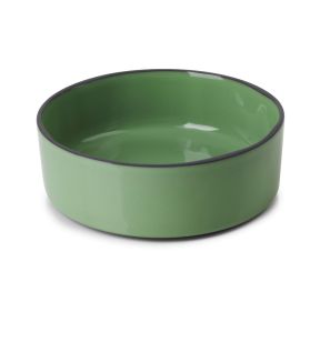 Assiette creuse rond vert porcelaine culinaire Ø 14 cm  Caractère Revol