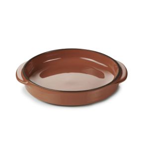 Cassolette rond rouge porcelaine culinaire Ø 14 cm  Caractère Revol