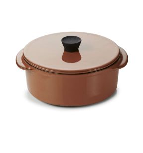 Kookpotje met deksel rond rood culinair Ø 12 Caractere Revol
