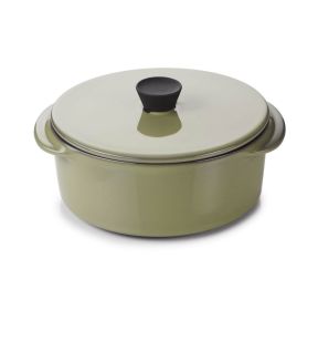 Kookpotje met deksel rond groen culinair Ø 12 Caractere Revol
