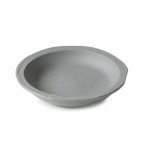Assiette creuse rond gris porcelaine culinaire Ø 21 cm No.w Revol