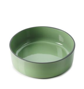 Assiette creuse rond vert porcelaine culinaire Ø 17 cm  Caractère Revol