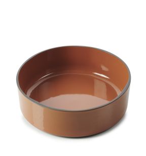 Assiette creuse rond rouge porcelaine culinaire Ø 17 cm  Caractère Revol