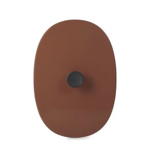Couvercle pour plat ovale rouge porcelaine culinaire 26x18,5 cm  Caractère Revol