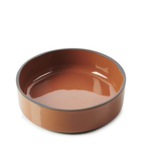 Coupelle rond rouge porcelaine culinaire Ø 11 cm  Caractère Revol