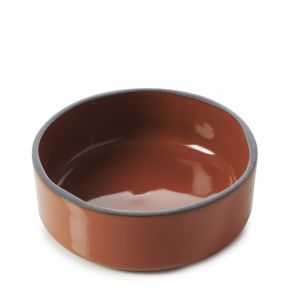 Coupelle rond rouge porcelaine culinaire Ø 8 cm  Caractère Revol