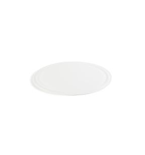 Plateau rond pour cloche résine Nacryl® blanc Ø 30 cm 1 cm Mealplak