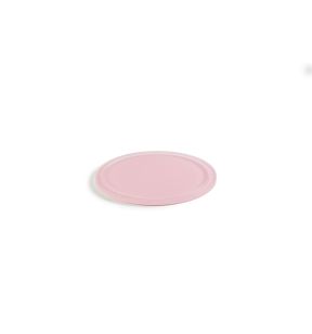 Plateau rond pour cloche résine Nacryl® rose Ø 23 cm 1 cm Mealplak