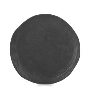 Assiette plate Noir brut porcelaine culinaire Ø 15,5 cm Yli Revol
