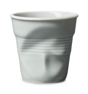 Gobelet expresso conique ciel porcelaine 8 cl Ø 6,5 cm Froisse Revol