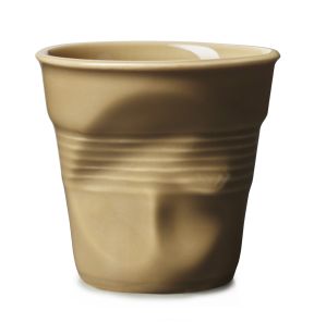 Gobelet expresso conique havane porcelaine 8 cl Ø 6,5 cm Froisse Revol