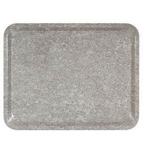 Plateau stratifié bois gris 46x36 cm Platex