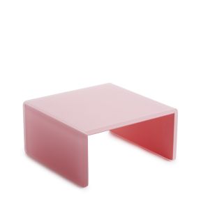 Dienblad met voeten Nacryl® roze xx10.5 Mealplak Revol
