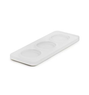 Dienblad met voeten Nacryl® wit xx1 Mealplak Revol