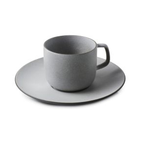 Espressokop en schotel rond peper culinair 8 cl Ø 13 Equinoxe Revol