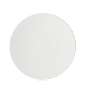 Assiette coupe plate rond Blanc albâtre porcelaine culinaire Ø 26 cm Madeleine Revol