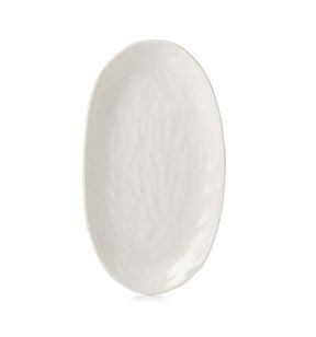 Vlakke snijplaat ovaal Blanc albâtre culinair x13.5 Yli Revol