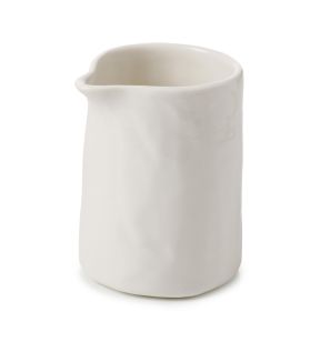 Crémier irrégulier Blanc albâtre porcelaine culinaire 15 cl Ø 7 cm Yli Revol