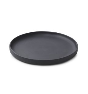 Assiette à dessert rond noir porcelaine culinaire Ø 21 cm  Caractère Revol