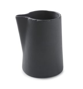Crémier rond noir porcelaine culinaire 10 cl Ø 6,3 cm Basalt Revol