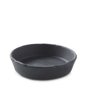 Coupelle rond noir porcelaine culinaire Ø 7,5 cm Basalt Revol