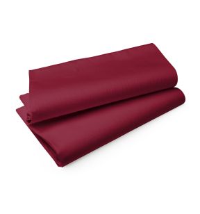 Nappe bordeaux non tissé 127x180 cm Evolin Duni (25 pièces)