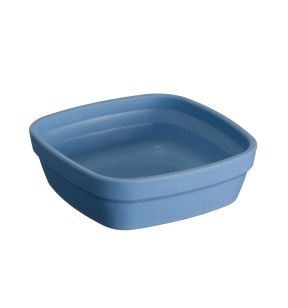 Ravier carré carré bleu fibre végétale 11 cm Lilitouch Saint Romain