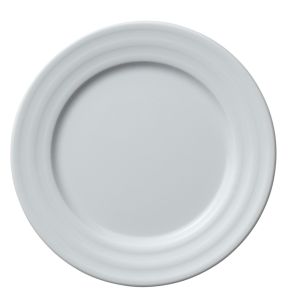 Assiette plate rond blanc porcelaine Ø 18 cm Ruby