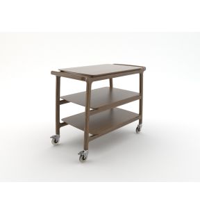 Dienstwagen 3 dienstplateaus walnoot hout Arianna Rocam