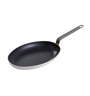 Poêle ovale aluminium Revêtement anti-adhésif 5 cm Pro.cooker