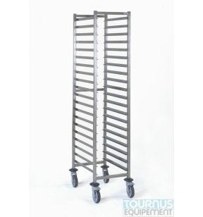 Wagen inox breedte GN 1/1 20 niveaus Tournus