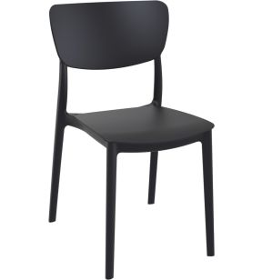 Chaise d''extérieur noir 82x45x53 cm Monna Flexmob