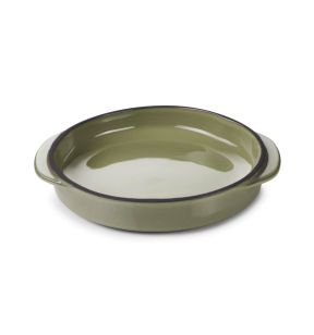 Cassolette rond vert porcelaine culinaire Ø 14 cm  Caractère Revol