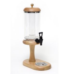 Distributeur à jus beige bois 33 cm Legno Zepe