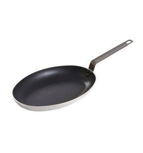 Poêle ovale aluminium Revêtement anti-adhésif 5 cm Pro.cooker