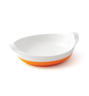 Assiette creuse rond orange mélamine Ø 21,2 cm Vaisselle Enfance Plastorex