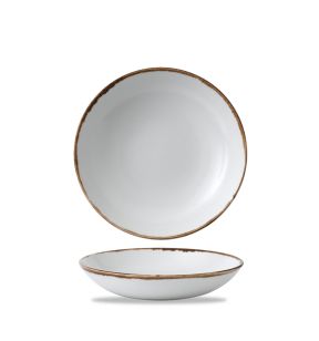 Assiette coupe creuse rond blanc porcelaine vitrifiée Ø 18,2 cm Harvest Dudson