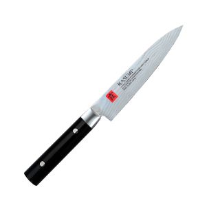Professioneel mes 15 staal samengeperst hout effen Damas Kasumi