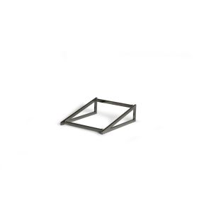 Cadre réhausseur pour plateau de présentation inox 31,5x26,5x9,7 cm Flow Craster