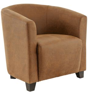 Fauteuil brun clair 70x72x69 cm Cuba Flexmob