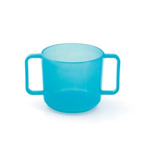 Tasse avec anses rond bleu polypropylène (pp) 20 cl Vaisselle Enfance Plastorex