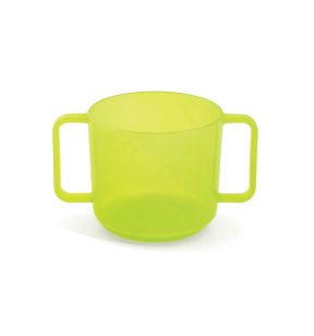 Tasse avec anses rond jaune polypropylène (pp) 20 cl Vaisselle Enfance Plastorex
