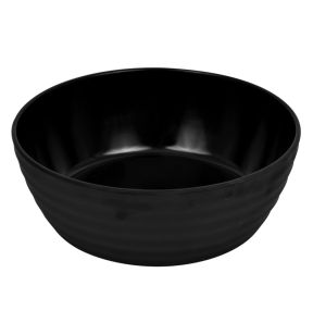 Saladier carré noir mélamine 20 cm Ripple Dalebrook
