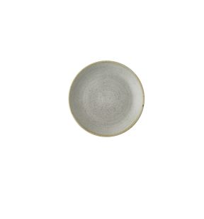 Assiette coupe rond raw grey porcelaine vitrifiée Ø 21,7 cm Stonecast Raw Churchill