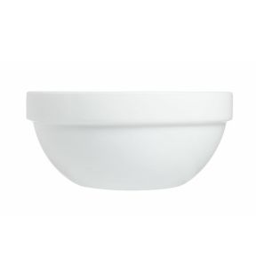 Bol à salade rond blanc verre opal Ø 17,15 cm Restaurant Arcoroc