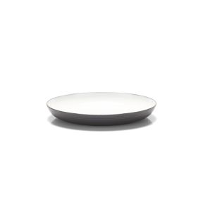 Assiette plate rond blanc mélamine Ø 22 cm Wave Platex